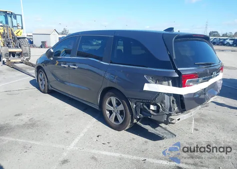 2018 Honda Odyssey Ex из США, поврежденный, VIN 5FNRL6H57JB059339